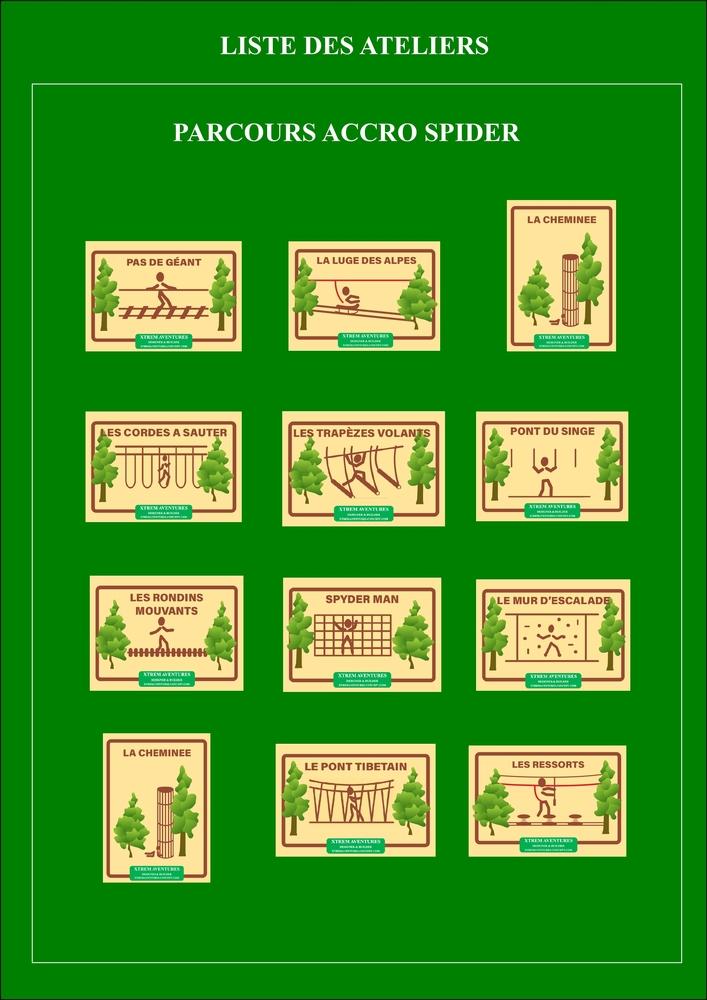 LES ATELIERS DE L'ACCRO-SPIDER : LES ATELIERS DE L'ACCRO-SPIDER :